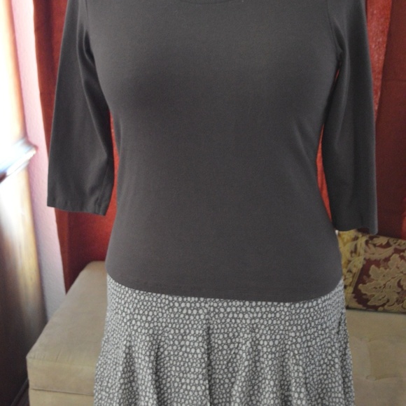 Vintage Silk Skirt - Fluttery light Brown & Cream - Picture 6 of 6